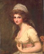 George Romney Emma Hart, later Lady Hamilton, in a White Turban oil painting on canvas